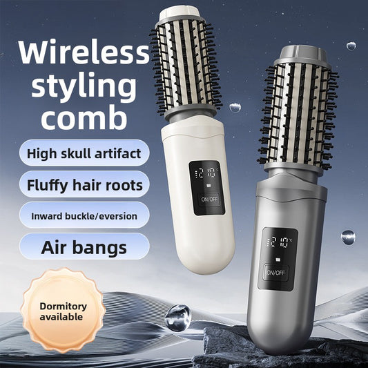 Peine alisador de pelo inal�mbrico USB de iones negativos