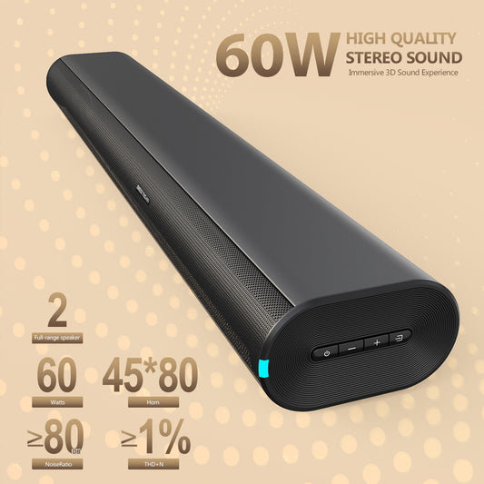 Altavoz Bluetooth para cine en casa con salida de subwoofer