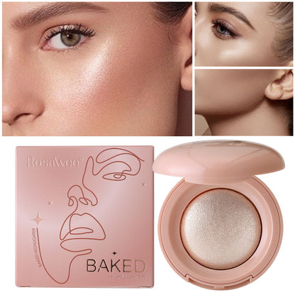 Polvo iluminador de pur� de patata para maquillaje facial