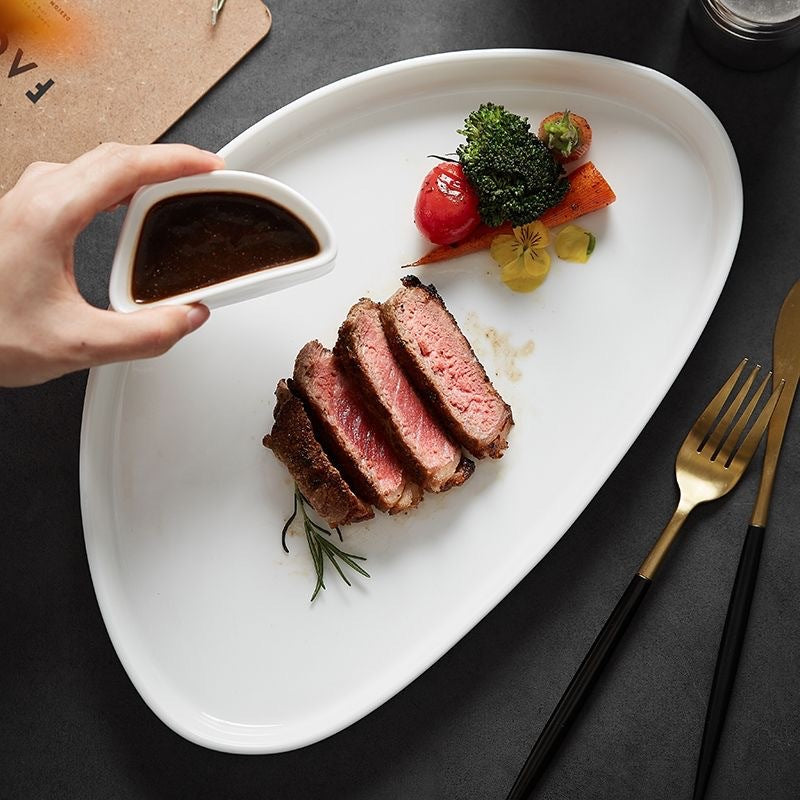 Plato de cena occidental al estilo franc�s
