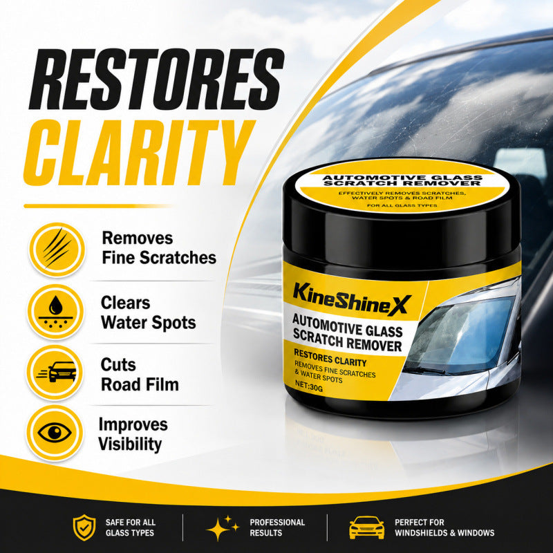 Pomada para reparar ara�azos de cristal de coche