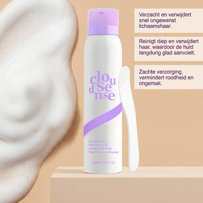 Mousse depilatoria suave para el cuerpo