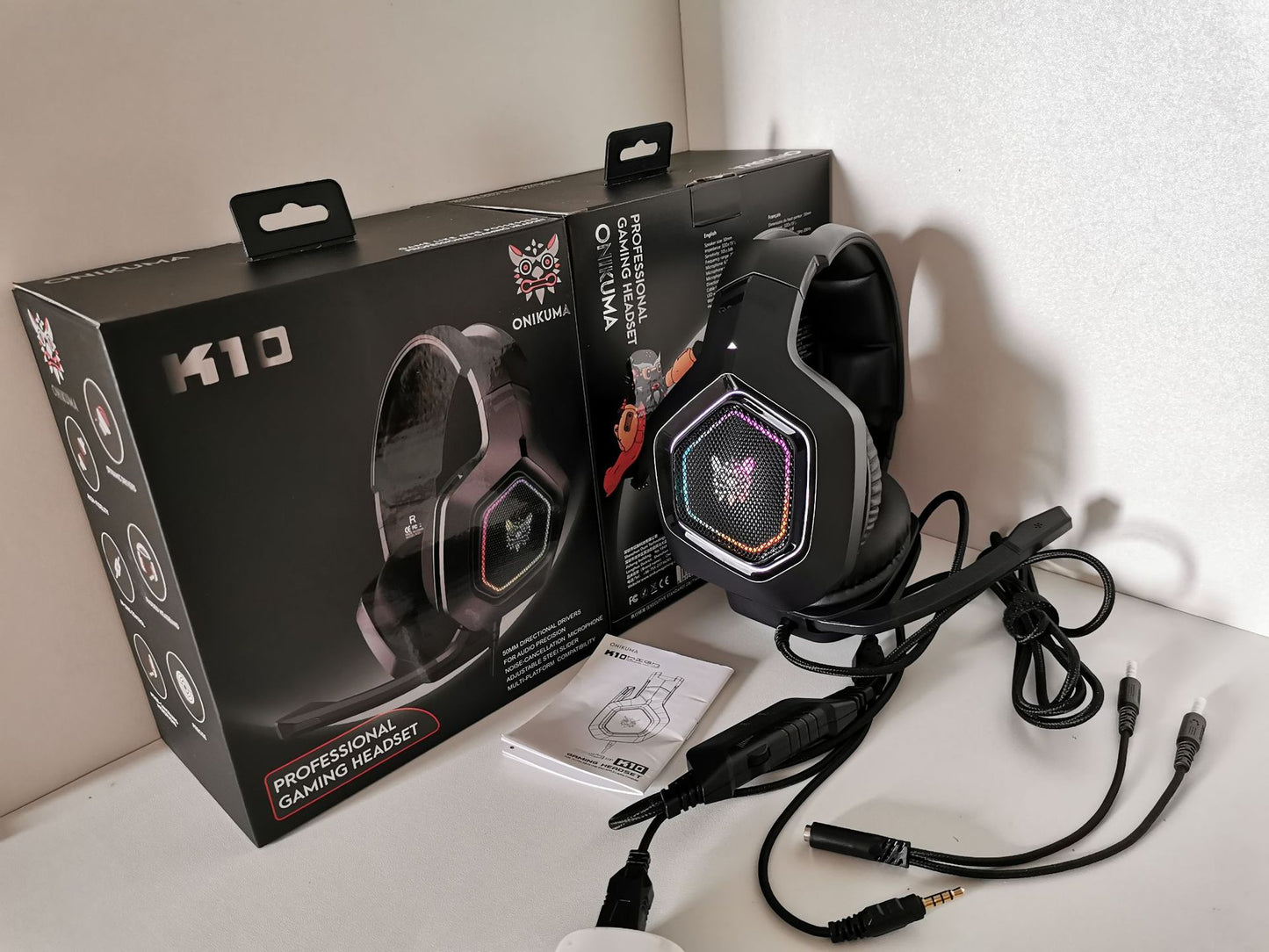 Auriculares gaming RGB ONIKUMA K10