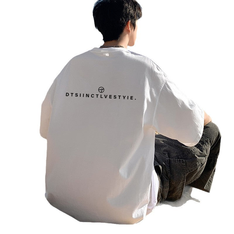 Camiseta de manga corta de algod�n puro
