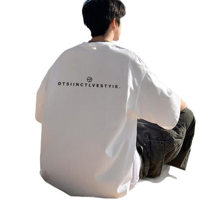 Camiseta de manga corta de algod�n puro