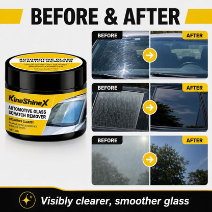 Pomada para reparar ara�azos de cristal de coche