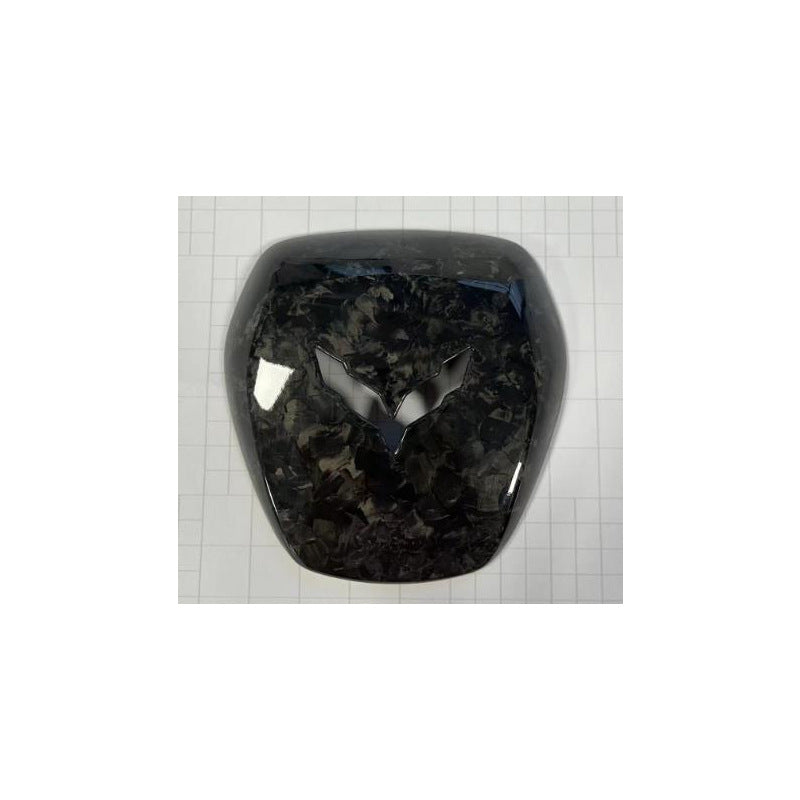 Anillo decorativo de volante de fibra de carbono para Chevrolet Corvette C7