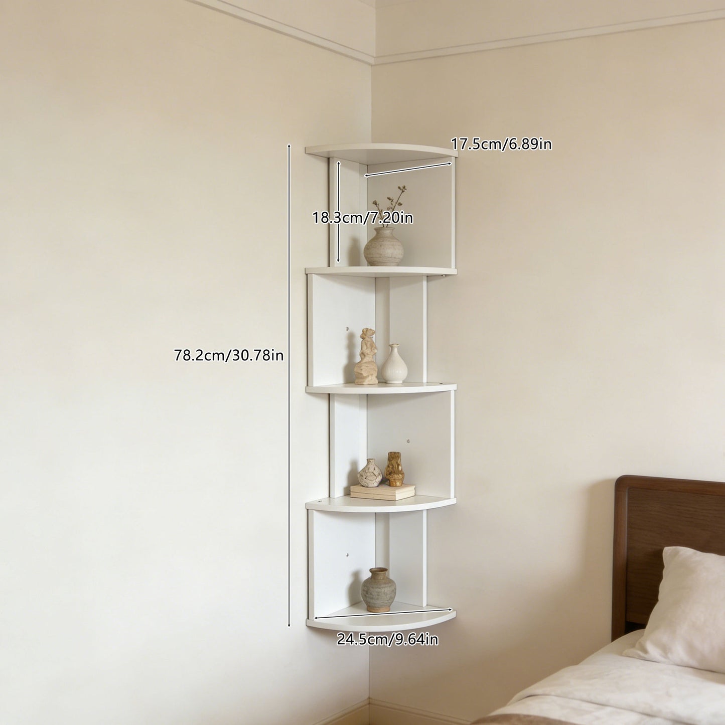 Estanter�a de almacenamiento de pared de varias capas