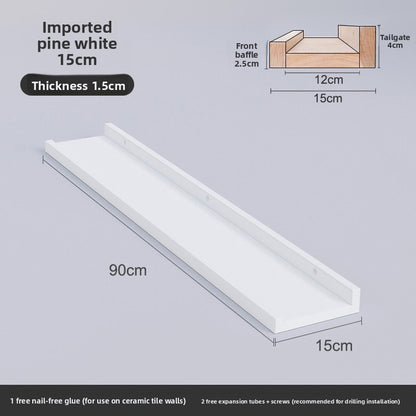 Estanter�a de pared de madera maciza n�rdica