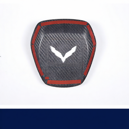 Anillo decorativo de volante de fibra de carbono para Chevrolet Corvette C7