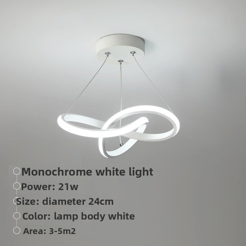 Luz LED moderna ajustable para colgar