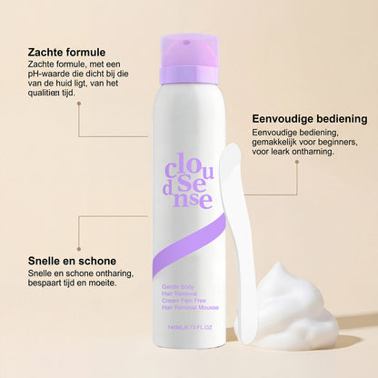 Mousse depilatoria suave para el cuerpo