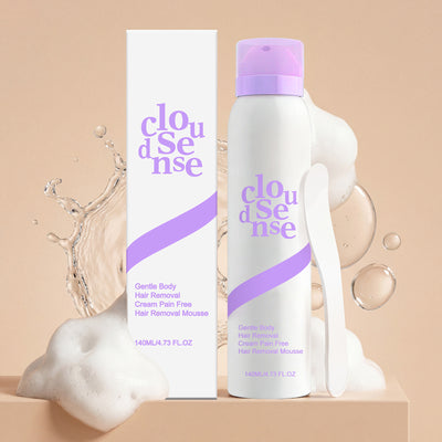 Mousse depilatoria suave para el cuerpo