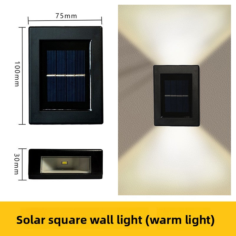 Luz de pared alimentada por energ�a solar
