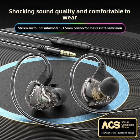 Auriculares gaming con cable y graves pesados