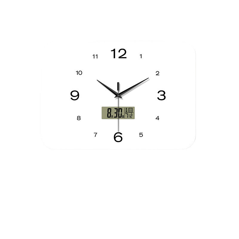 Reloj de pared silencioso del calendario perpetuo