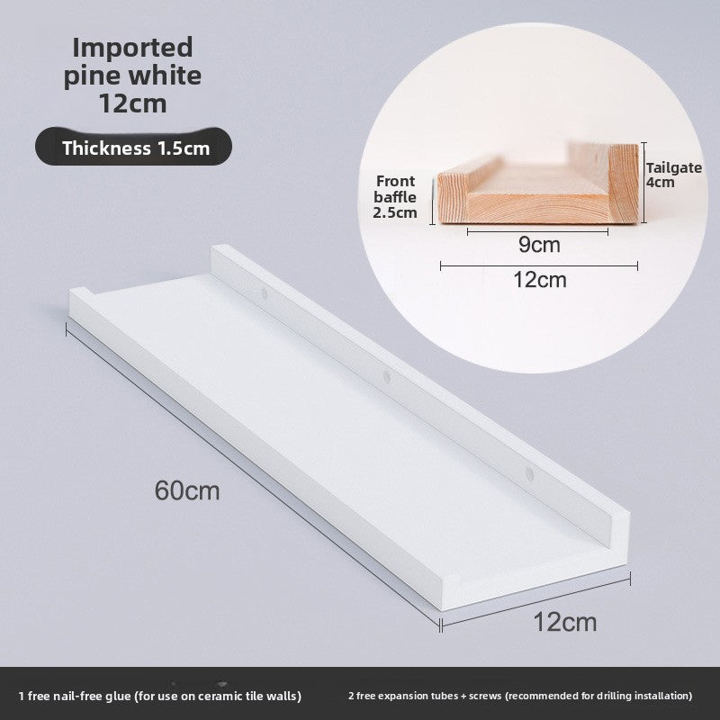 Estanter�a de pared de madera maciza n�rdica