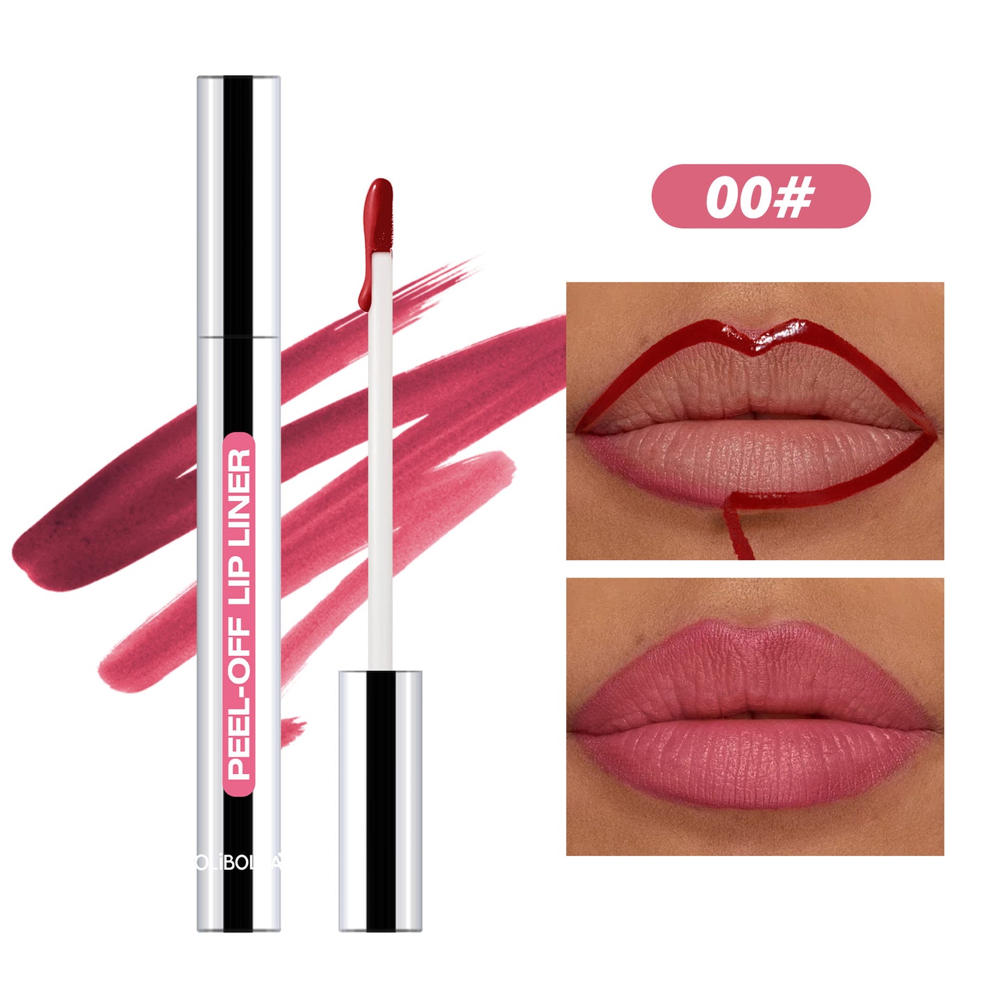 Delineador de labios mate peel-off