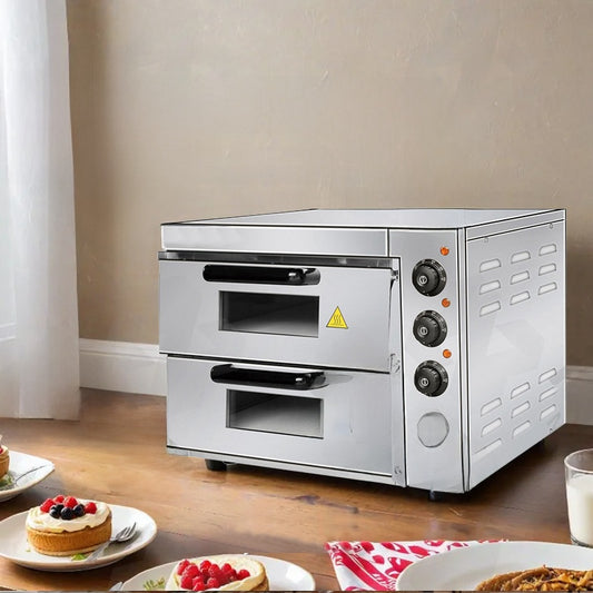 Horno de pizza de acero inoxidable