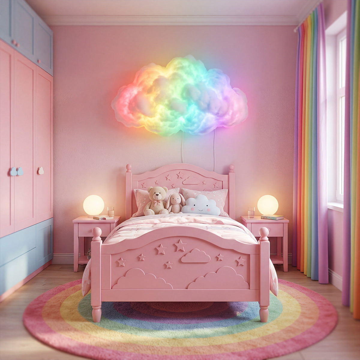 L�mpara de nube LED