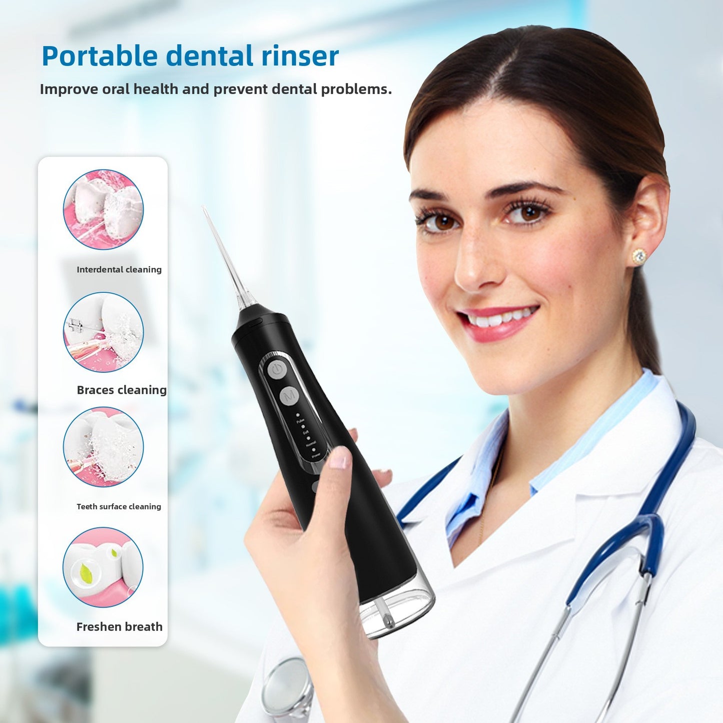 Irrigador dental dental el�ctrico port�til