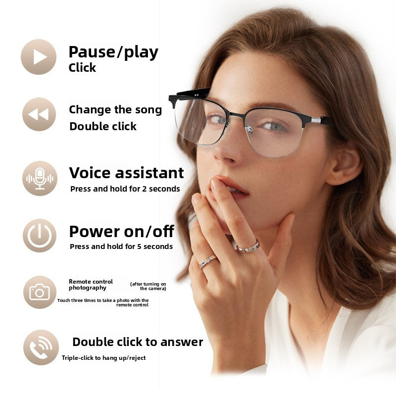 Gafas inteligentes Bluetooth con traducci�n por IA