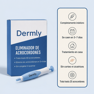 Dermly eliminador de Acrocordones con aplicador de bandas - Fácil y preciso