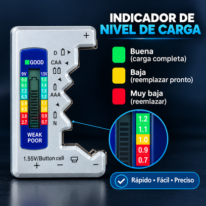 Probador de baterías universal