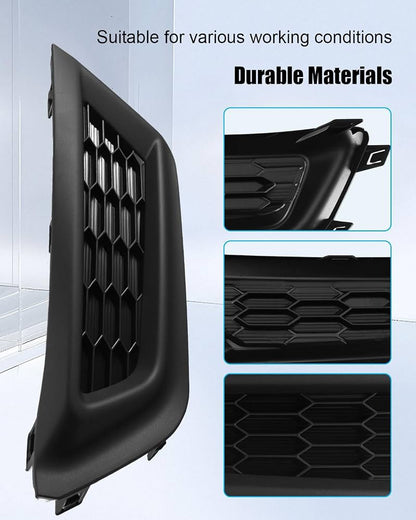 Cubierta de luz antiniebla delantera para Honda CR-V LX 2017 2018 2019, rejilla de luz antiniebla para parachoques de repuesto 71153-TLA-A01 71153TLAA01, izquierda y derecha, 2 unidades