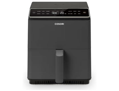 Freidora de aire TurboBlaze 9 en 1 de 6 Qt, revestimiento cerámico premium, 90°–450°F, calefacción precisa para resultados uniformes, freír al aire, asar, hornear, a la parrilla, secarSi