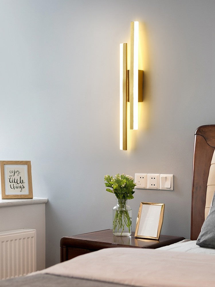L�mpara de pared LED n�rdica sin cableado