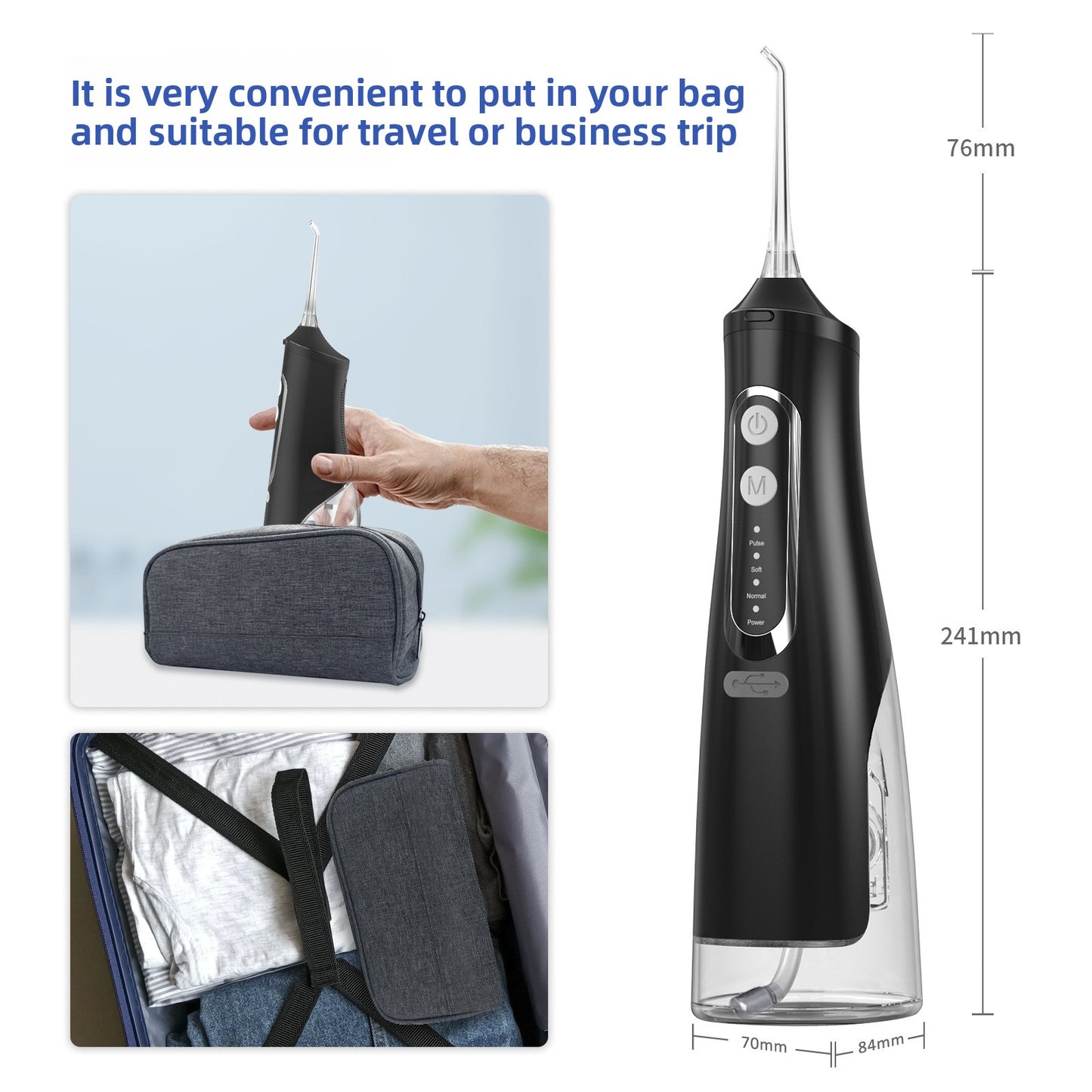 Irrigador dental dental el�ctrico port�til