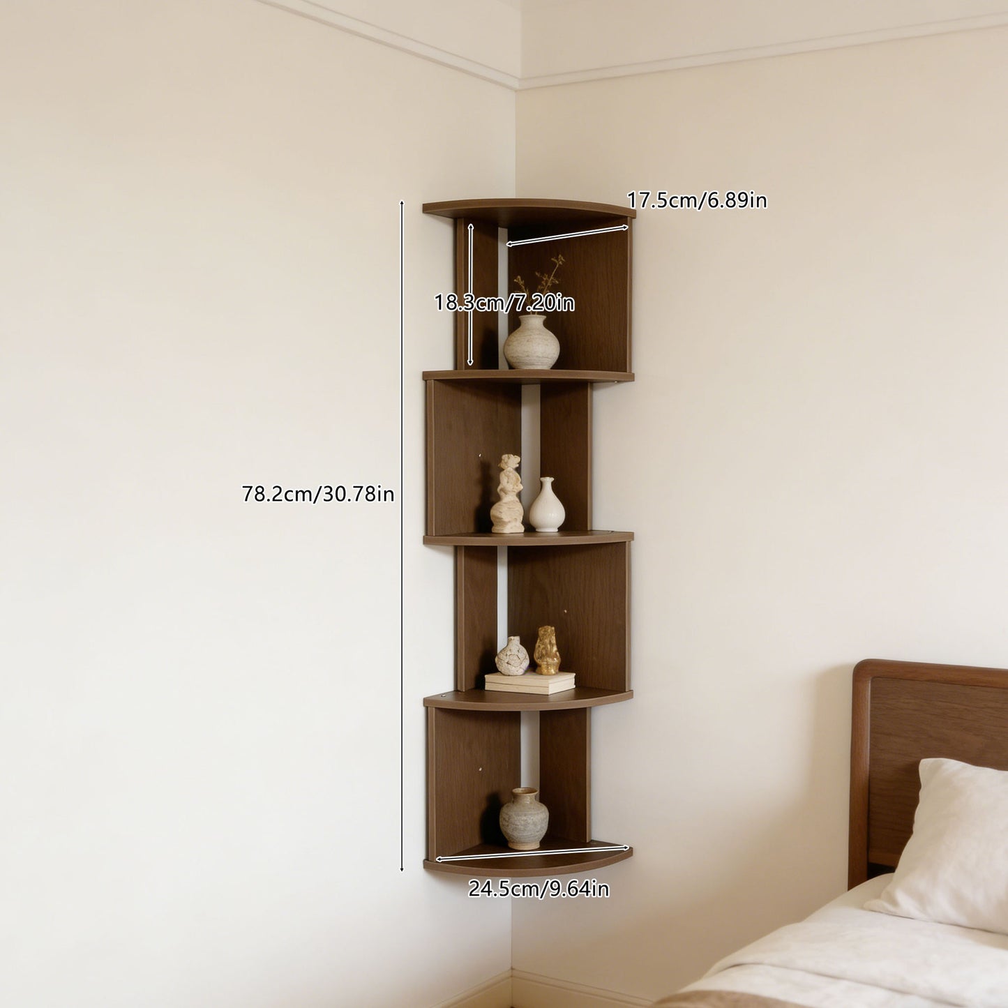 Estanter�a de almacenamiento de pared de varias capas