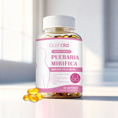 C�psulas de gel blando para el cuidado mamario para mujeres
