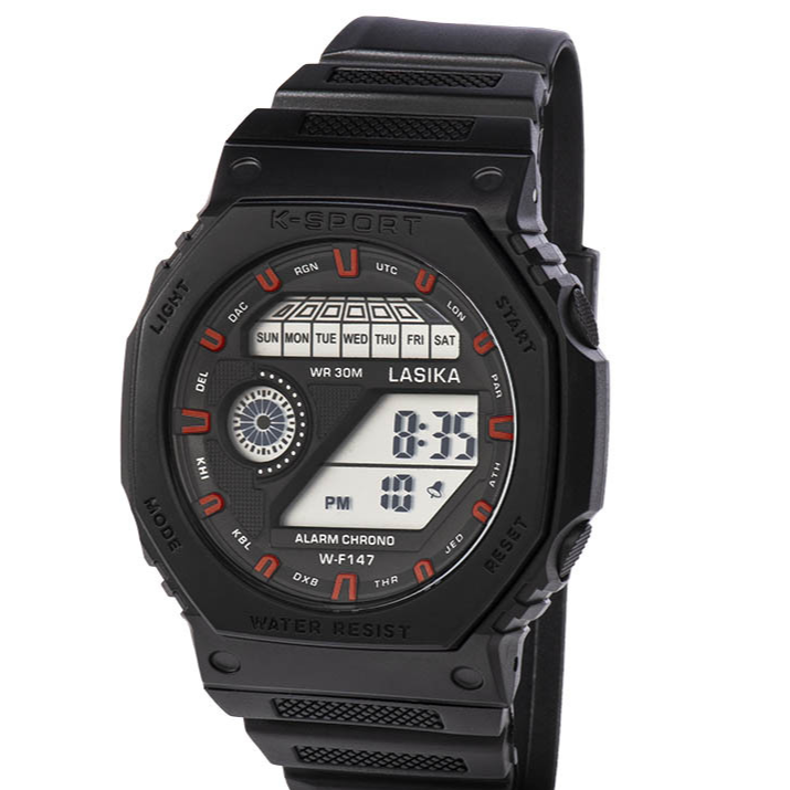 Reloj deportivo multifuncional impermeable
