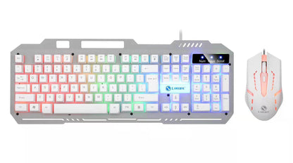 Teclado y rat�n Mechanical Feel con teclas retroiluminadas