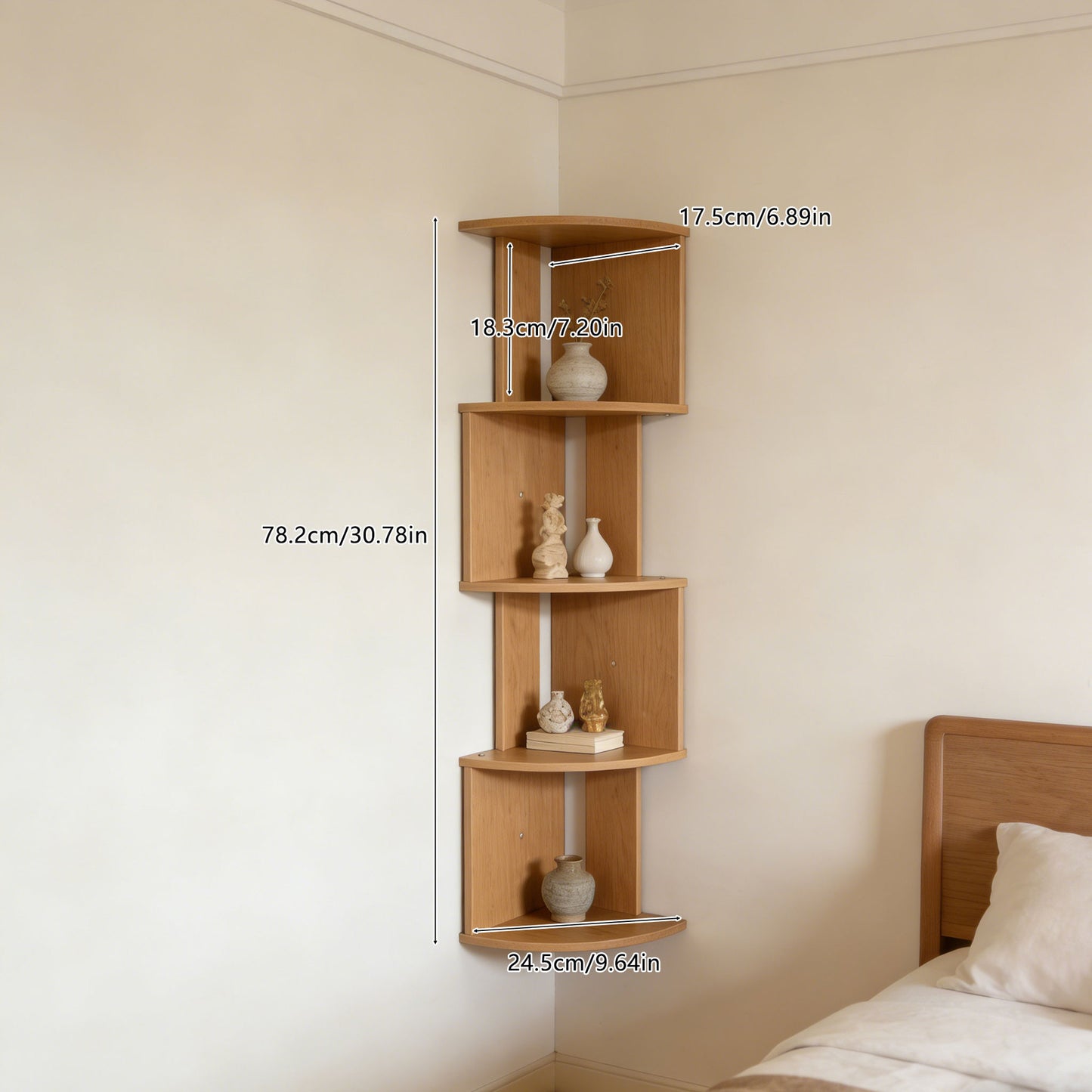 Estanter�a de almacenamiento de pared de varias capas