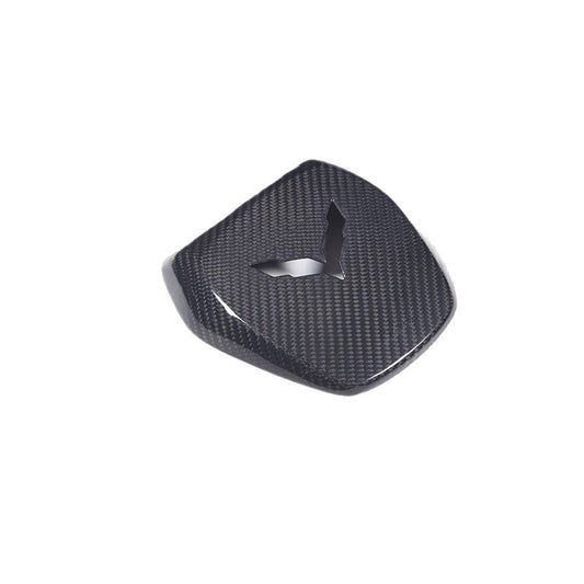 Anillo decorativo de volante de fibra de carbono para Chevrolet Corvette C7