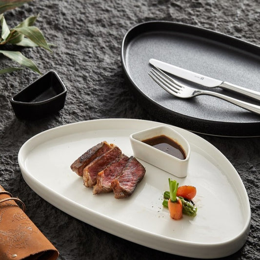 Plato de cena occidental al estilo franc�s